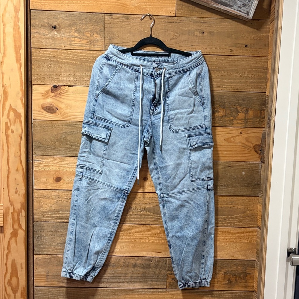 American Eagle Outfitters Light Blue Cargo Pants